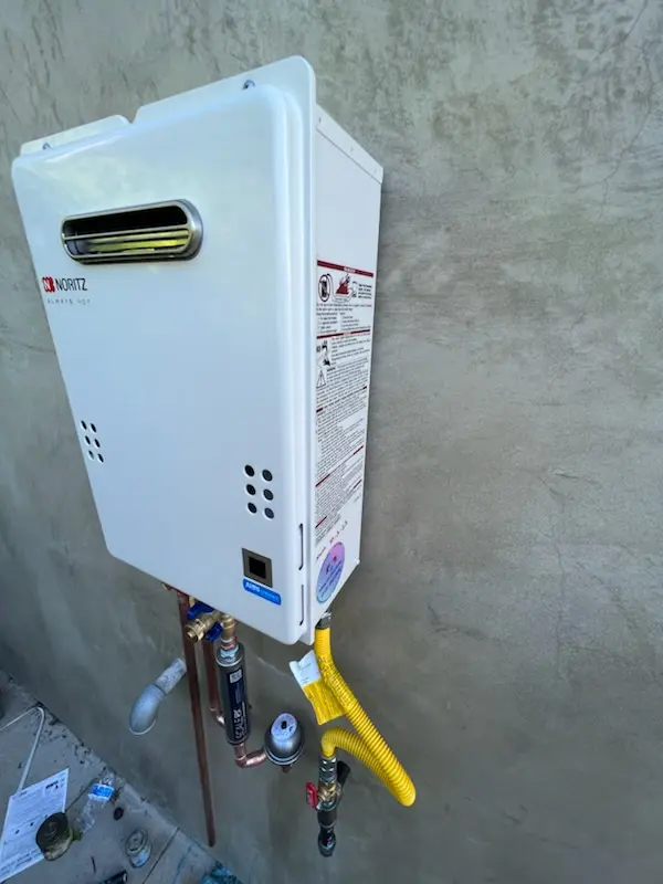Tankless water heater installation for Fouts Corner homes